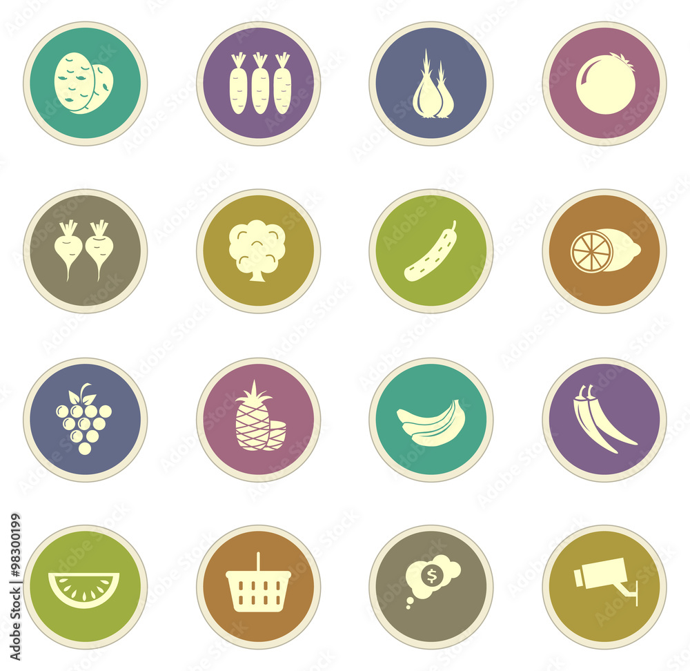 Fototapeta premium Grocery store icon