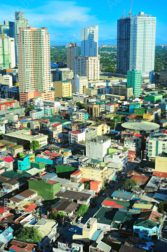 Manila architecture. Aerial view