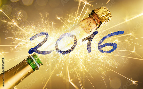 Silvester 2016 mit Sekt