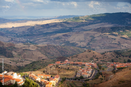 View of Troina, Sicily