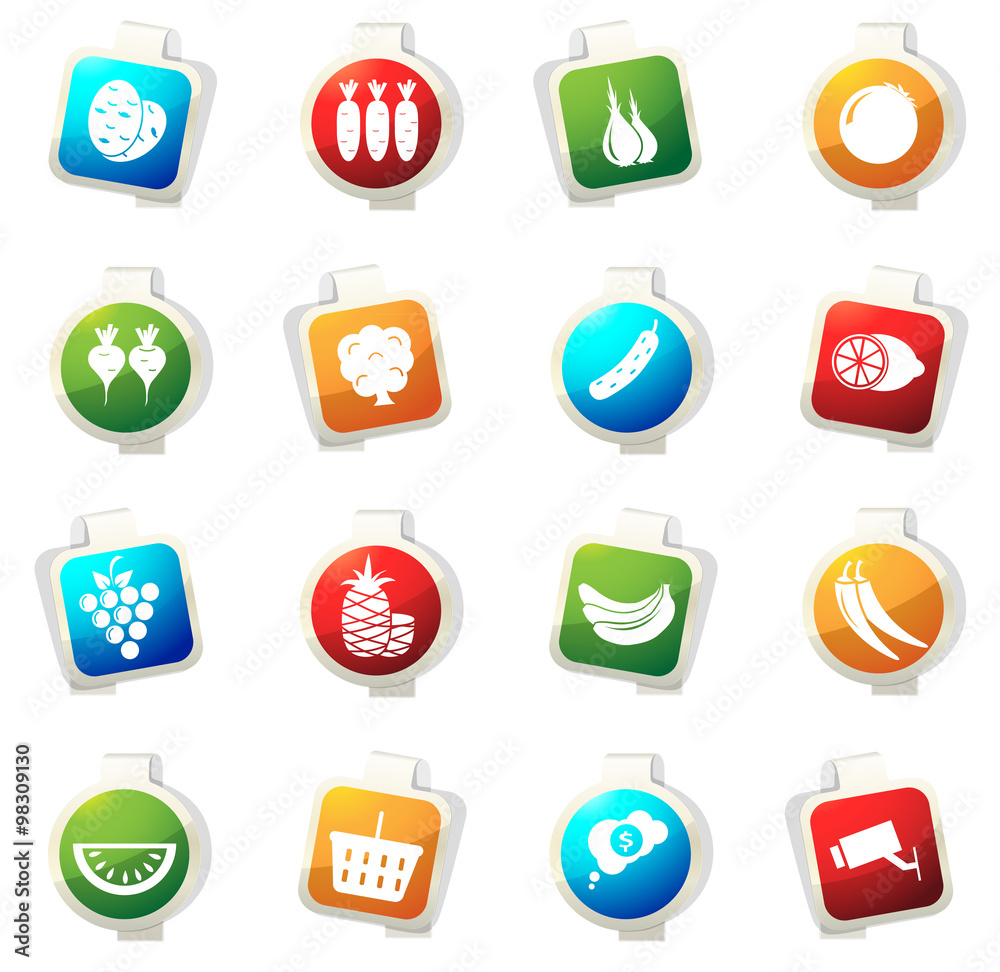 Grocery store icon Grocery store icon