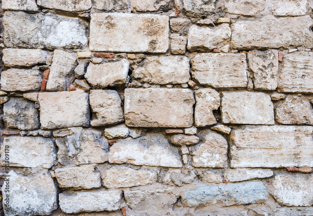 Fototapeta premium brick and stone wall background