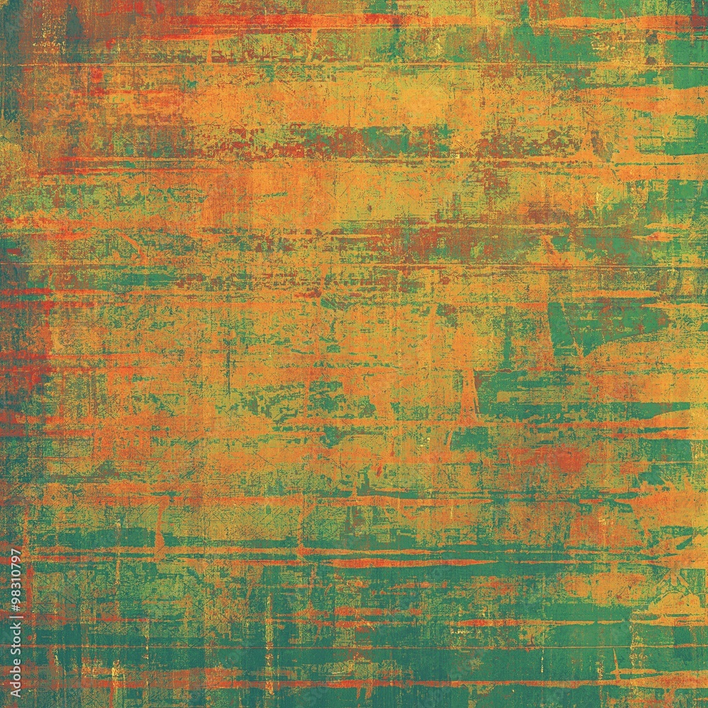 Abstract rough grunge background, colorful texture. With different color patterns: yellow (beige); brown; red (orange); green Abstract rough grunge background, colorful texture. With different color patterns: yellow (beige); brown; red (orange); green