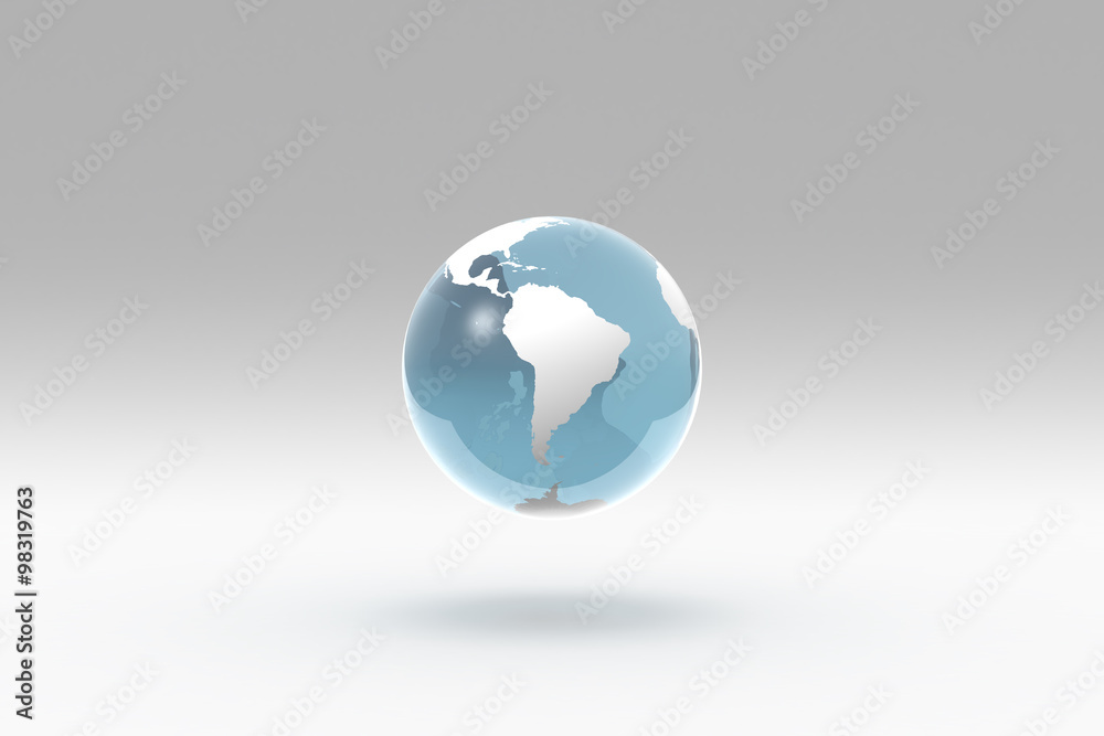 Earth, World Globe, South America