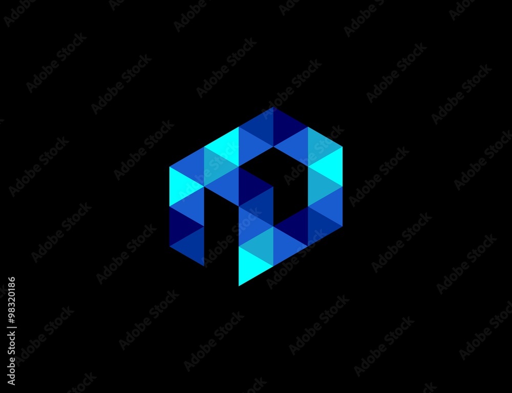 Blue color logo