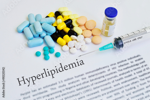 Drugs for hyperlipidemia treatment photo