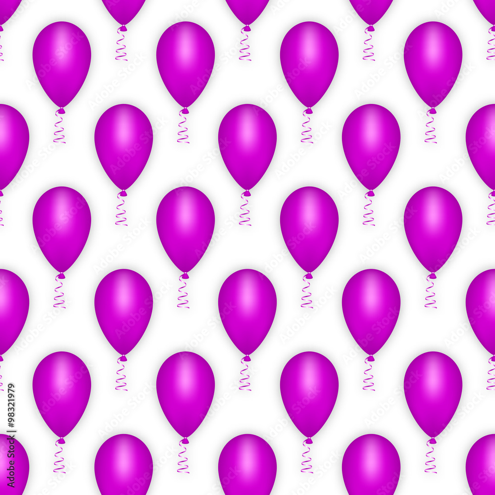 Balloon seamless pattern