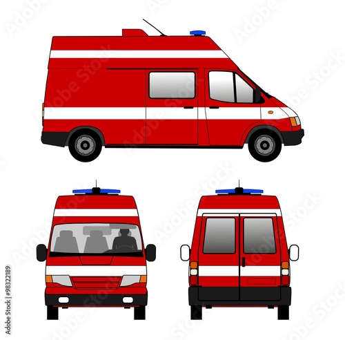 Small fire truck