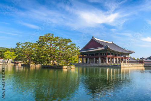 Gyeongbokgung palace in Seoul  South Korea.