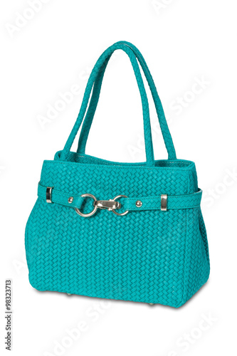 Women's handbag on a white background