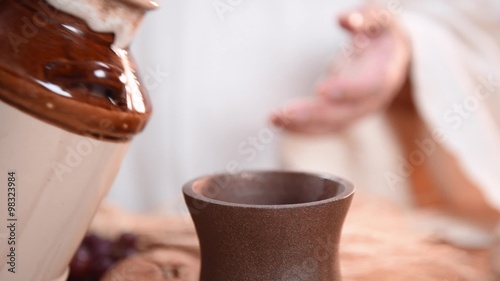Jesus sharing Communion