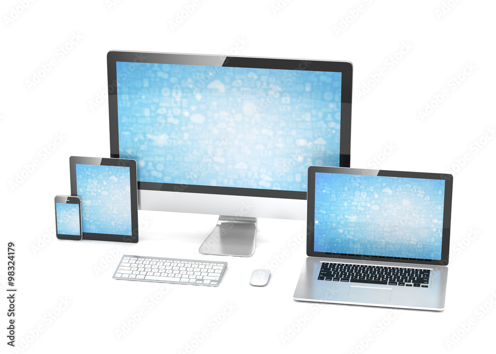 Ultimate web design, laptop, smartphone, tablet, computer, display Ultimate web design, laptop, smartphone, tablet, computer, display