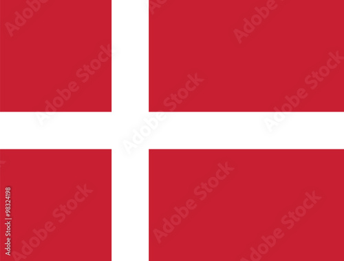 Vector of Danish flag.