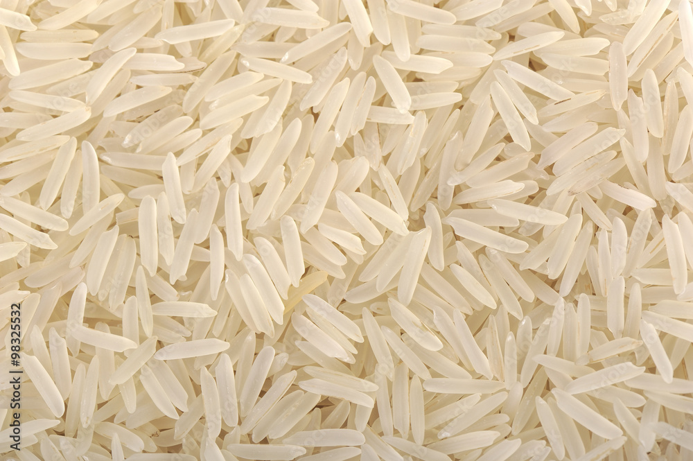 Basmati rice, background Basmati rice, background