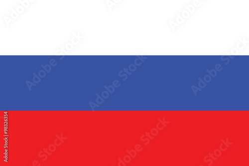 Vector of Russian flag.