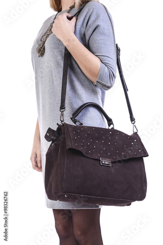woman with handbag