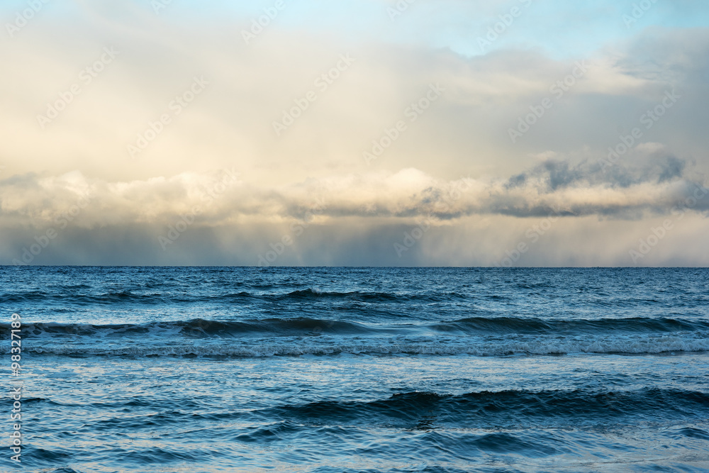 Restless Baltic sea.