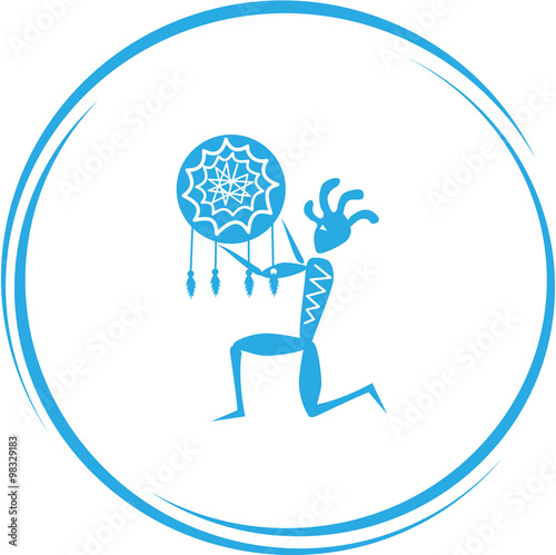 ethnic little man as shaman.