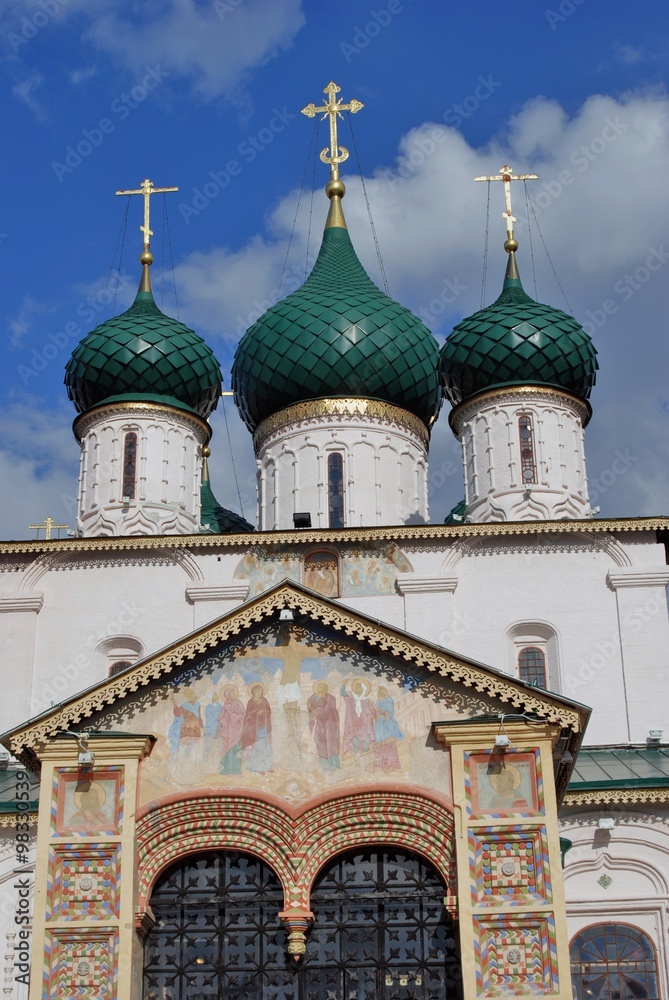 Elijah the Prophet church in Yaroslavl, Russia. UNESCO World Heritage Site.