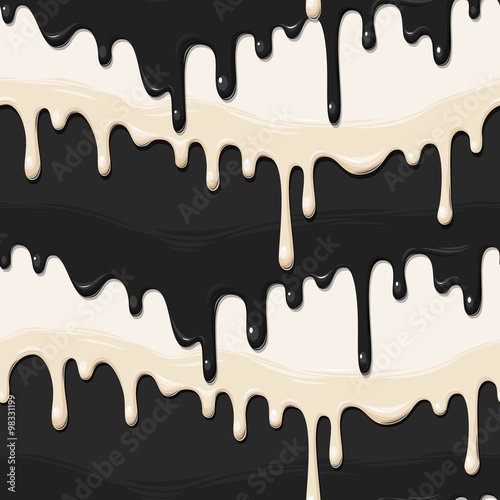 Dripping paint seamless