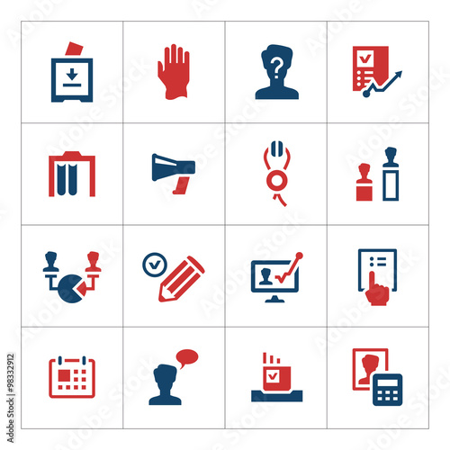 Set color icons of elections