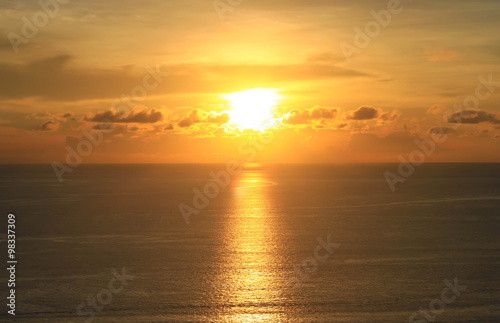 Sea sunset twilight nature background © i am way
