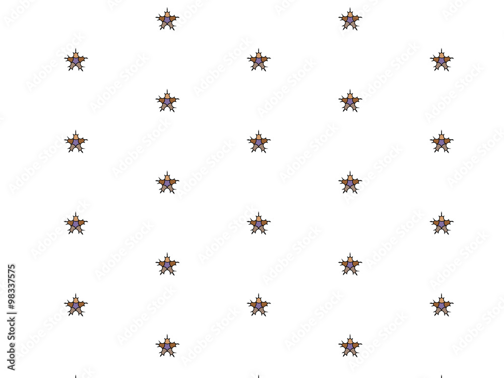 Pattern of stars in soft Browns. Pattern of stars in soft Browns.