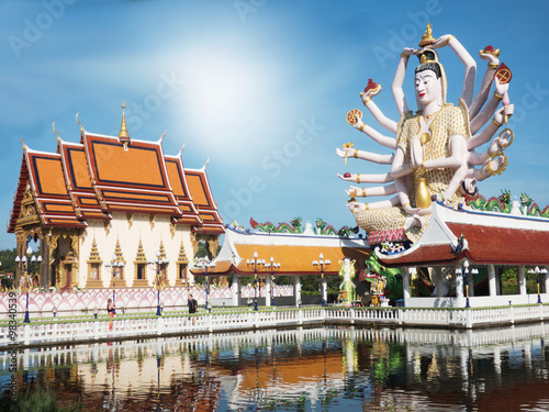 Wat Plai Laem Thailand sightseeing
