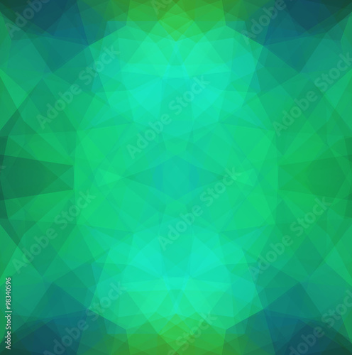 Abstract Pattern in Polygonal Style