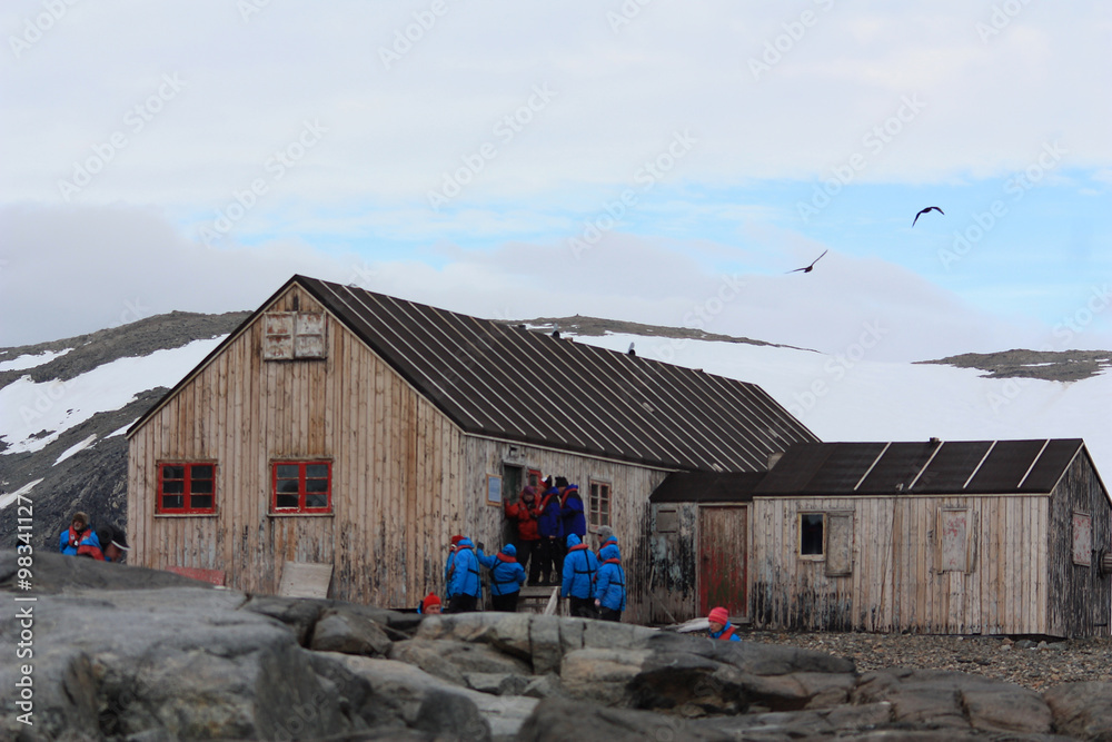 Naklejka premium Biscoe Haus- Deception Island
