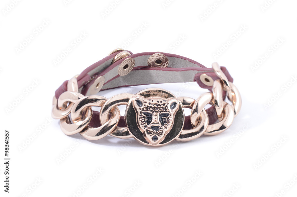 Bracelet isolated on white Bracelet isolated on white