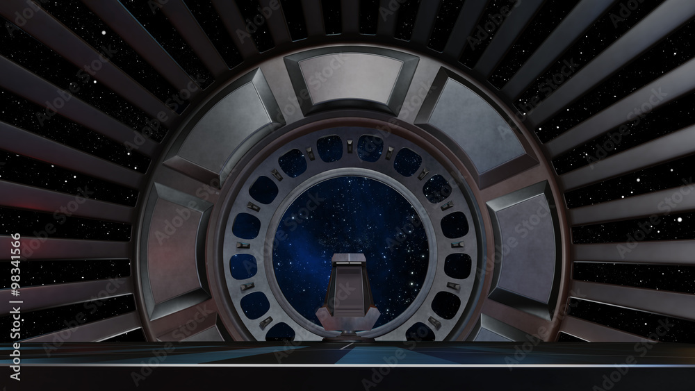 Naklejka premium Space Throne, ready for comp of your characters.