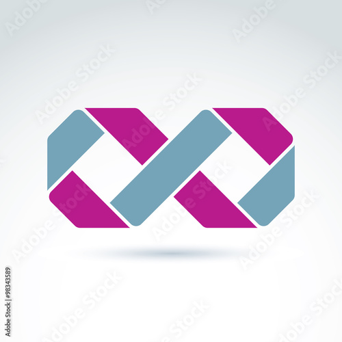 Abstract infinity symbol, v...