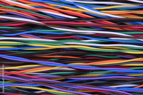 Colorful network cable and wire 