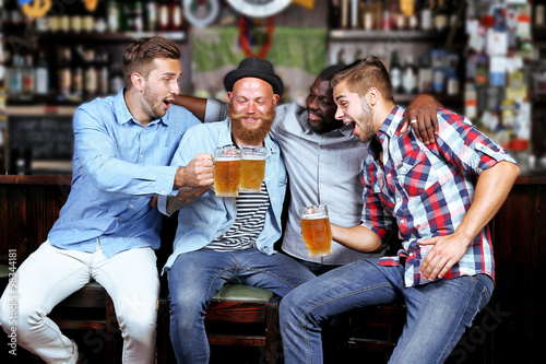 Young people in a bar