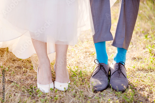 Les pieds des mariés © Nastasia Froloff