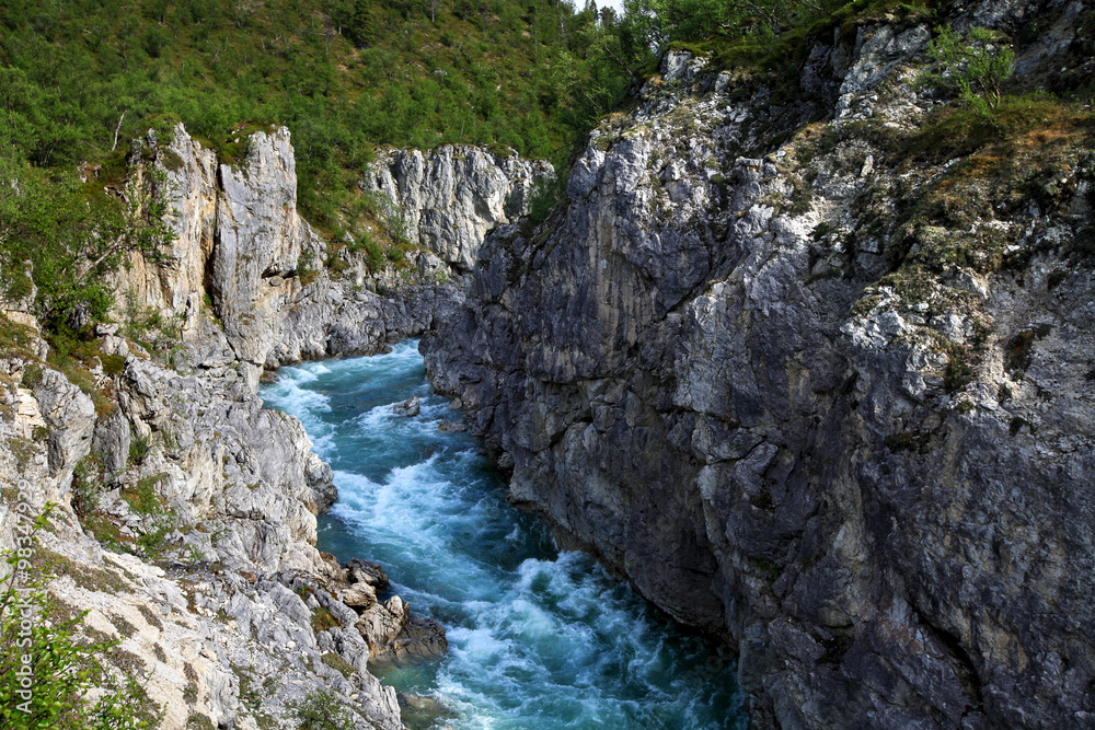 Beautiful Canyon in Norway, Silfar canyon