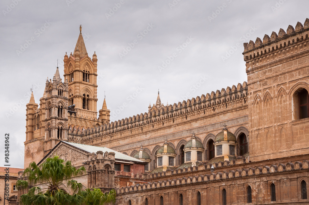 Palermo Cathedral is the cathedral church of the Roman Catholic Archdiocese of Palermo, located in Palermo, Sicily,  Italy. The church was erected in 1185 by Walter Ophamil.