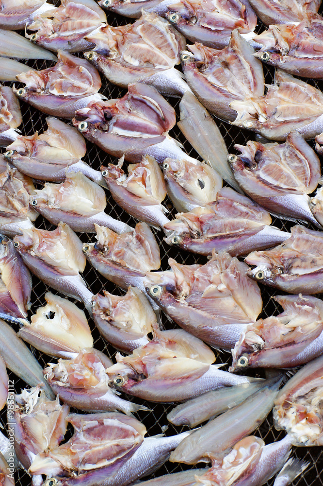 Fresh fish drying Fresh fish drying