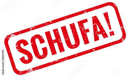 Schufa Stempel rot