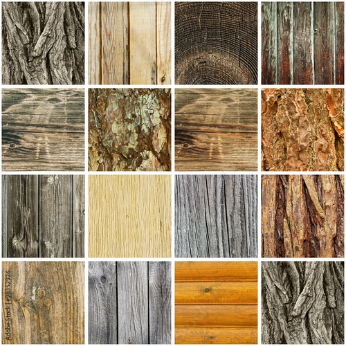 Wooden texture collection