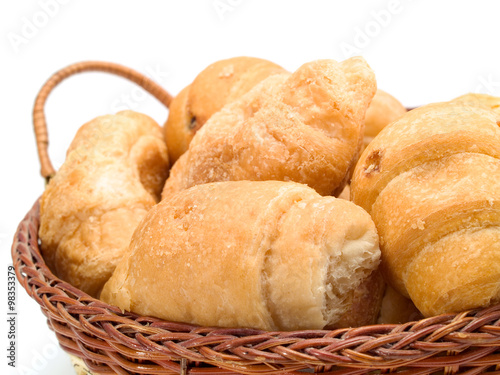 Croissants in Basket