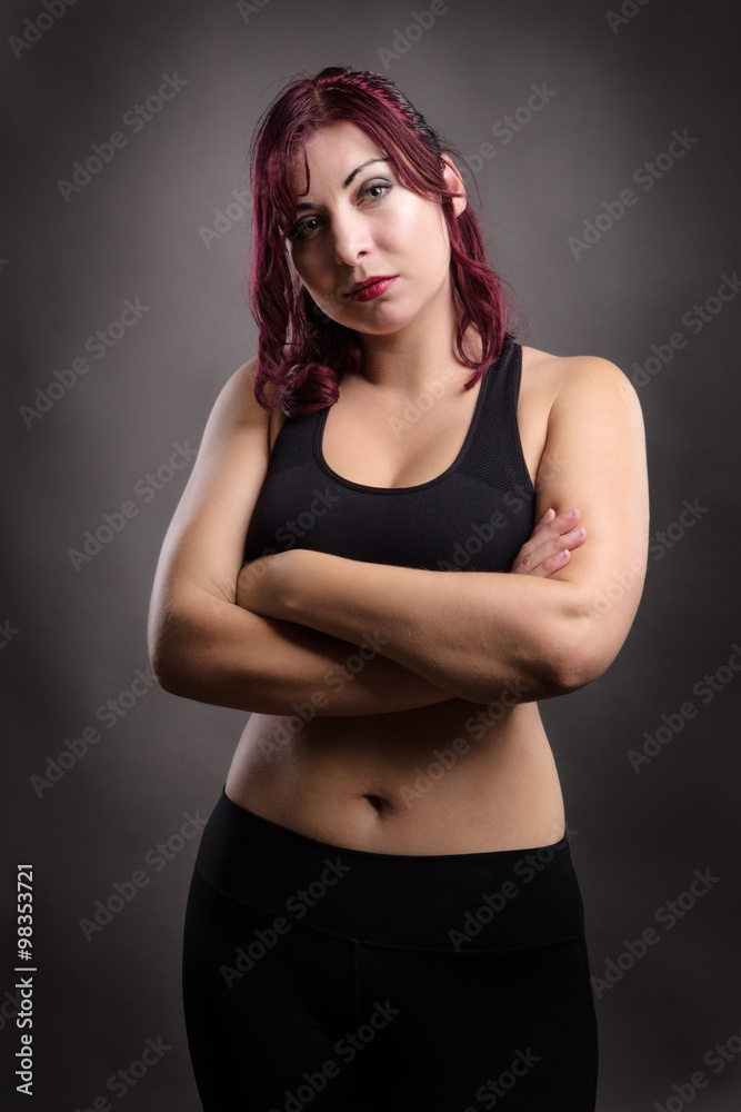 fitness woman standing fitness woman standing