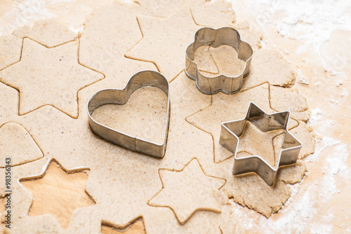 Quadro su tela Metal cookie cutters