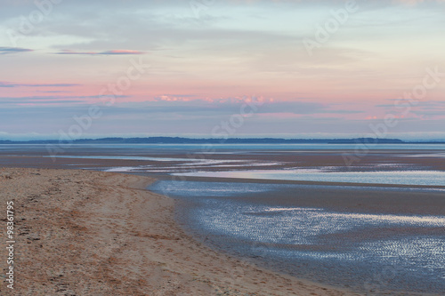 Obraz na płótnie Inverloch foreshore beach at pink sunset, Australia