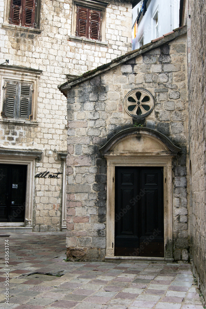 Detail of the Church of St. Luke's, Kotor Detail of the Church of St. Luke's, Kotor