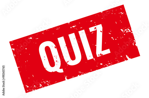 Quiz Stempel rot