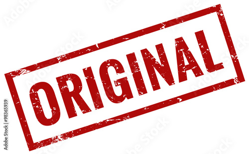 Stempel Grunge rot Original