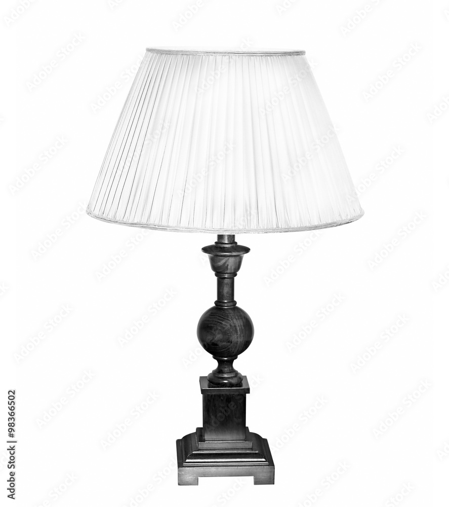 table lamp isolated on white background table lamp isolated on white background