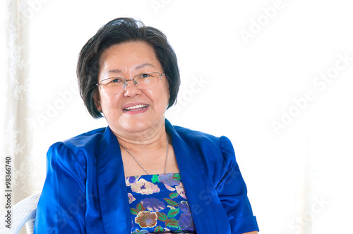Asian senior woman